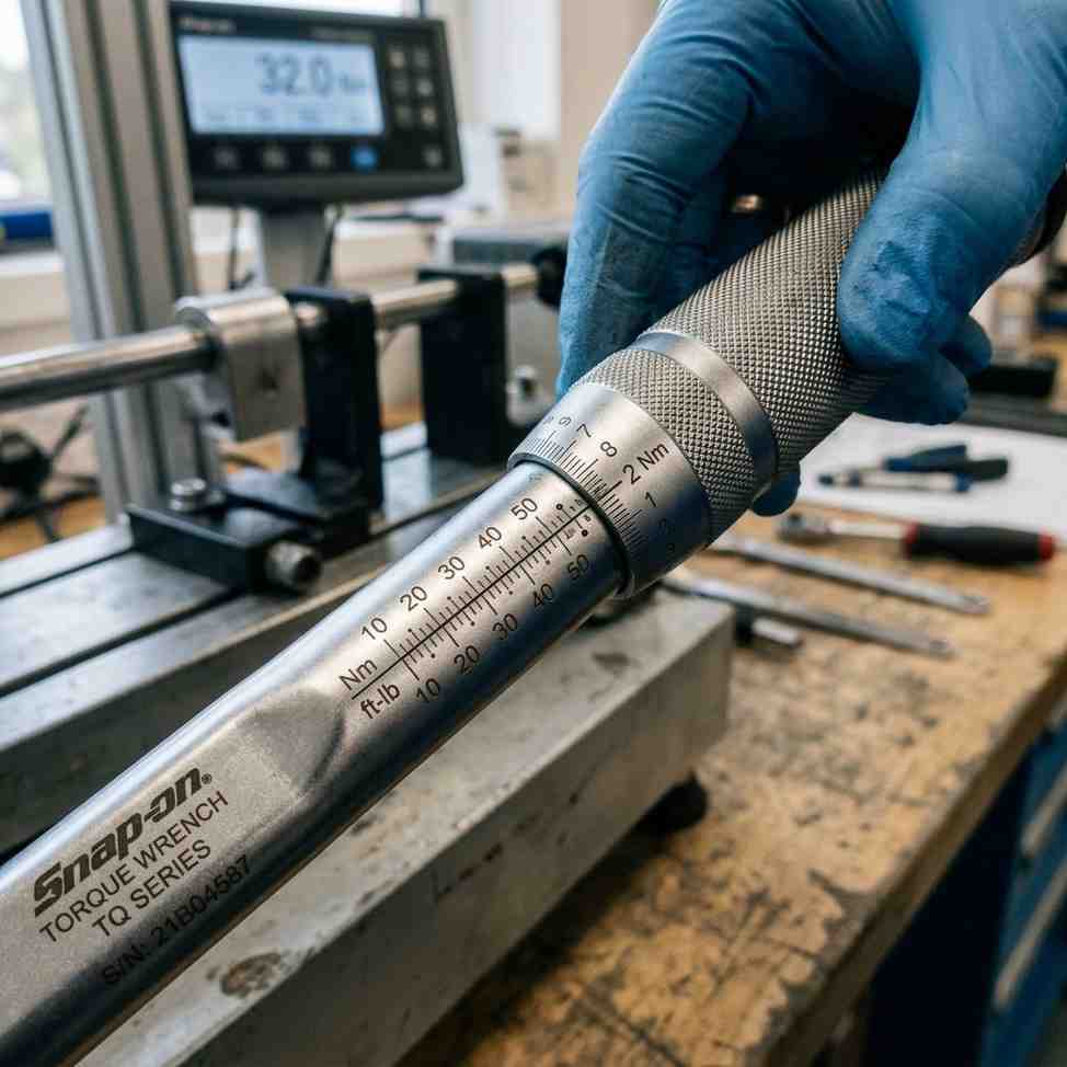 Collection of different torque wrench types for comparison