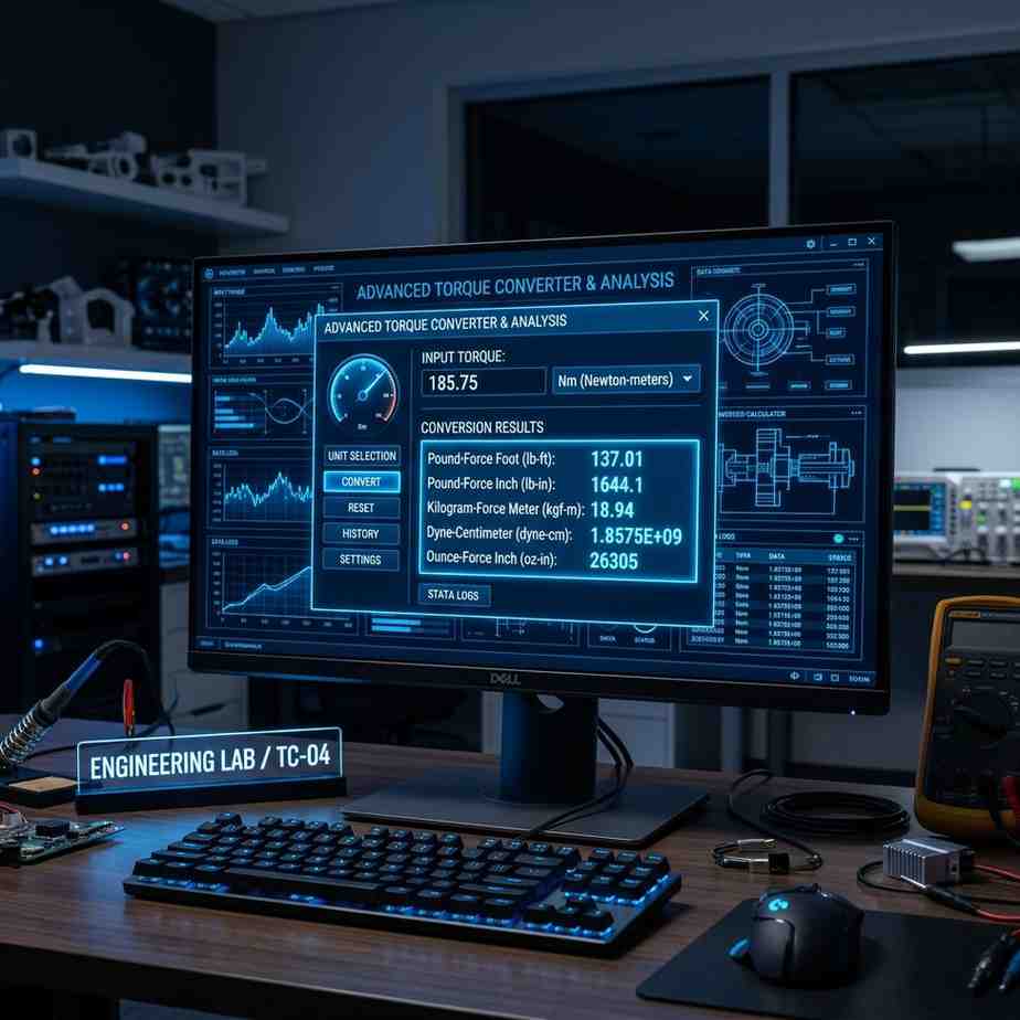 Digital torque wrench gauge showing precise reading