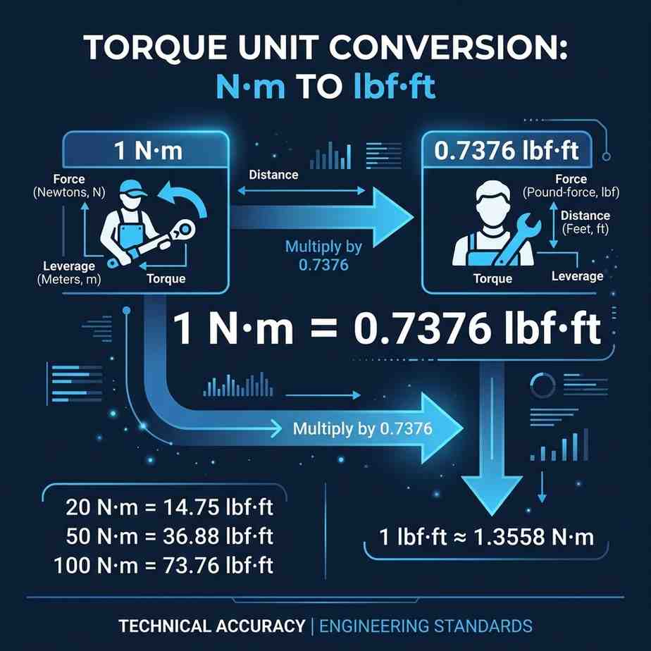 N·m to lbf·ft Conversion Guide